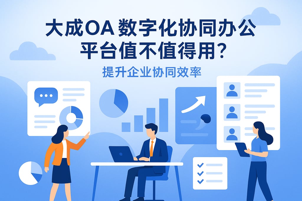 大成oa数字化协同办公平台值不值得用？提升企业协同效率
