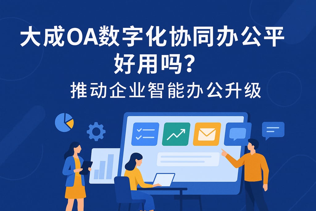 大成oa数字化协同办公平台好用吗？推动企业智能办公升级