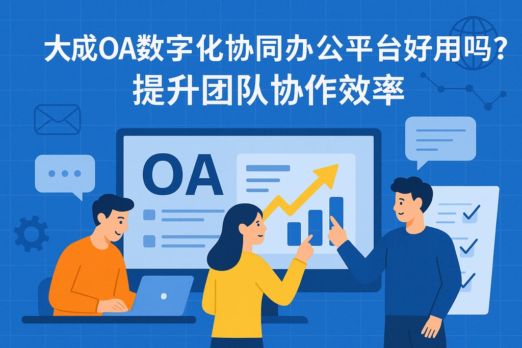 大成oa数字化协同办公平台好用吗？提升团队协作效率