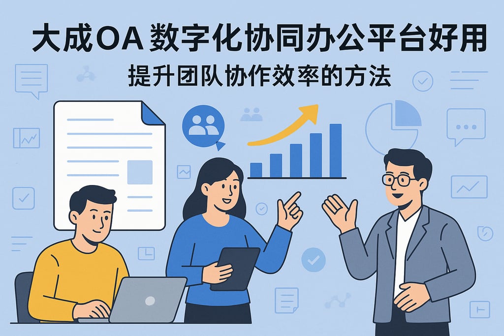 大成oa数字化协同办公平台好用吗？提升团队协作效率的方法