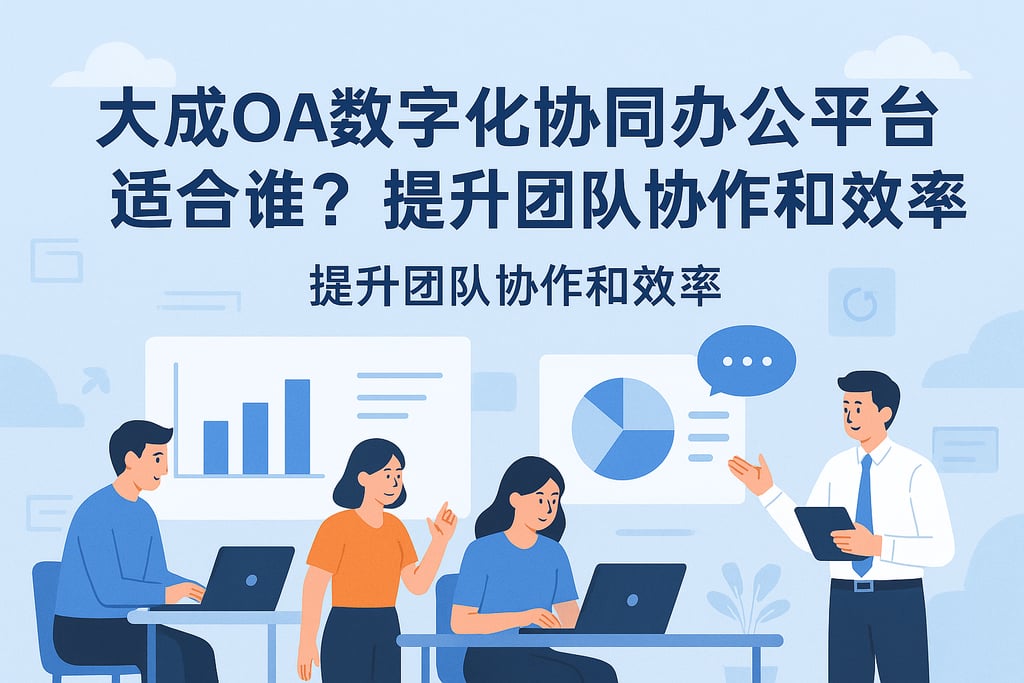 大成oa数字化协同办公平台适合谁？提升团队协作和效率