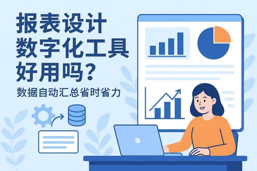 强制报表设计数字化工具好用吗？数据自动汇总省时省力