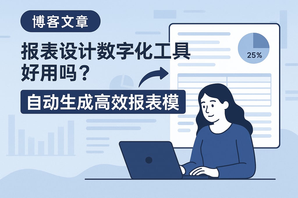 强制报表设计数字化工具好用吗？自动生成高效报表模板