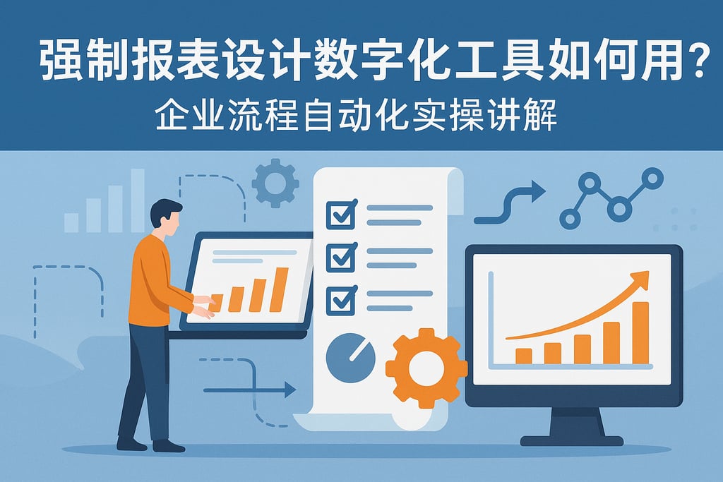强制报表设计数字化工具如何用？企业流程自动化实操讲解
