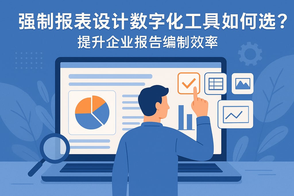 强制报表设计数字化工具如何选？提升企业报告编制效率