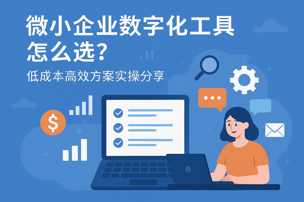 微小企业数字化工具怎么选？低成本高效方案实操分享