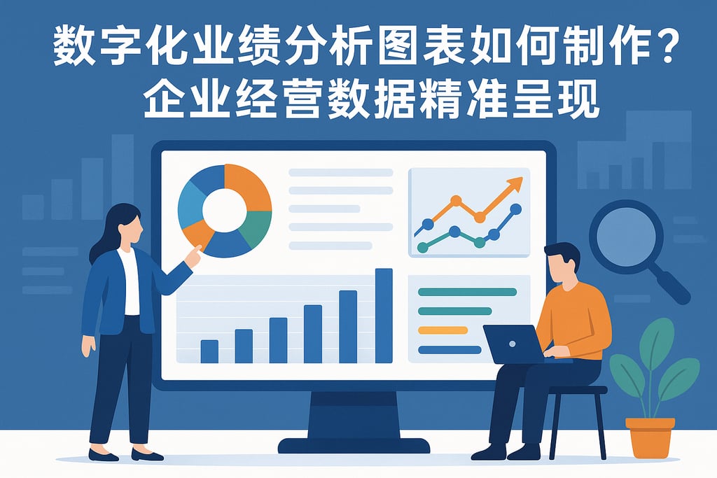 数字化业绩分析图表如何制作？企业经营数据精准呈现