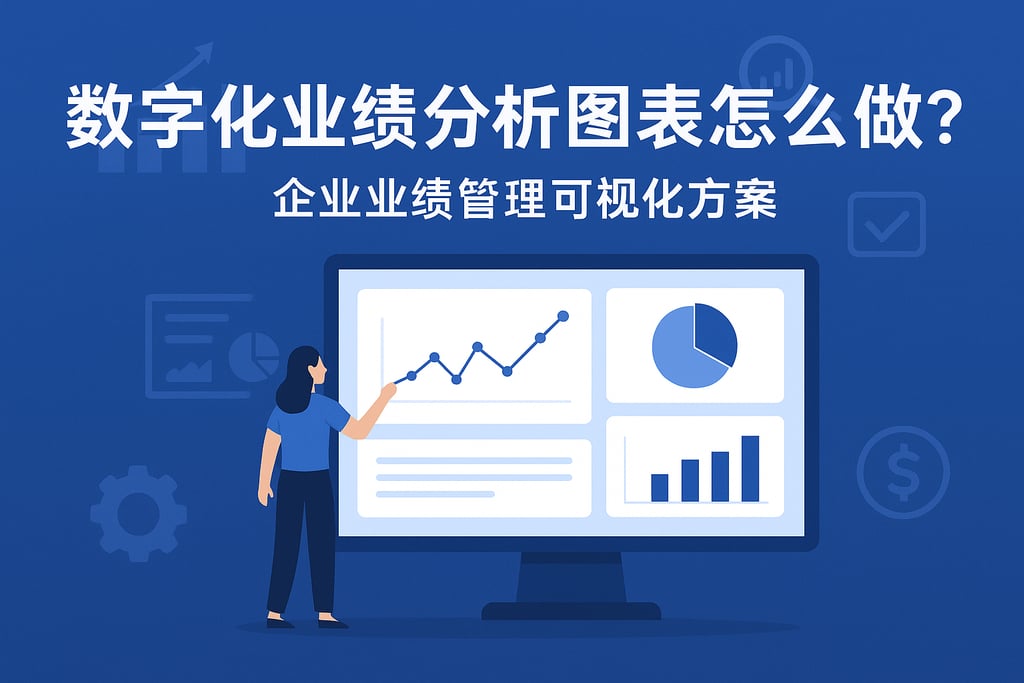 数字化业绩分析图表怎么做？企业业绩管理可视化方案