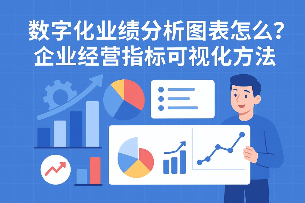 数字化业绩分析图表怎么做？企业经营指标可视化方法