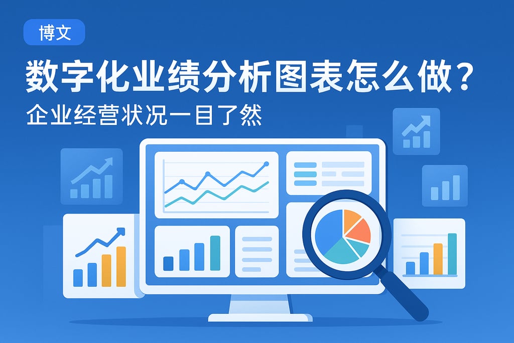 数字化业绩分析图表怎么做？企业经营状况一目了然