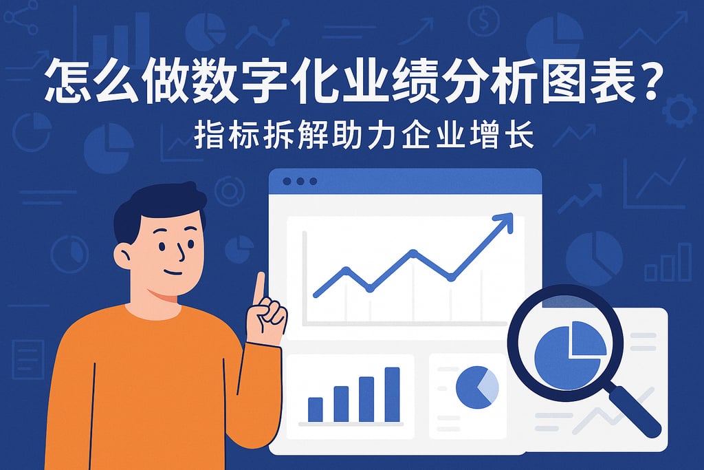 数字化业绩分析图表怎么做？指标拆解助力企业增长