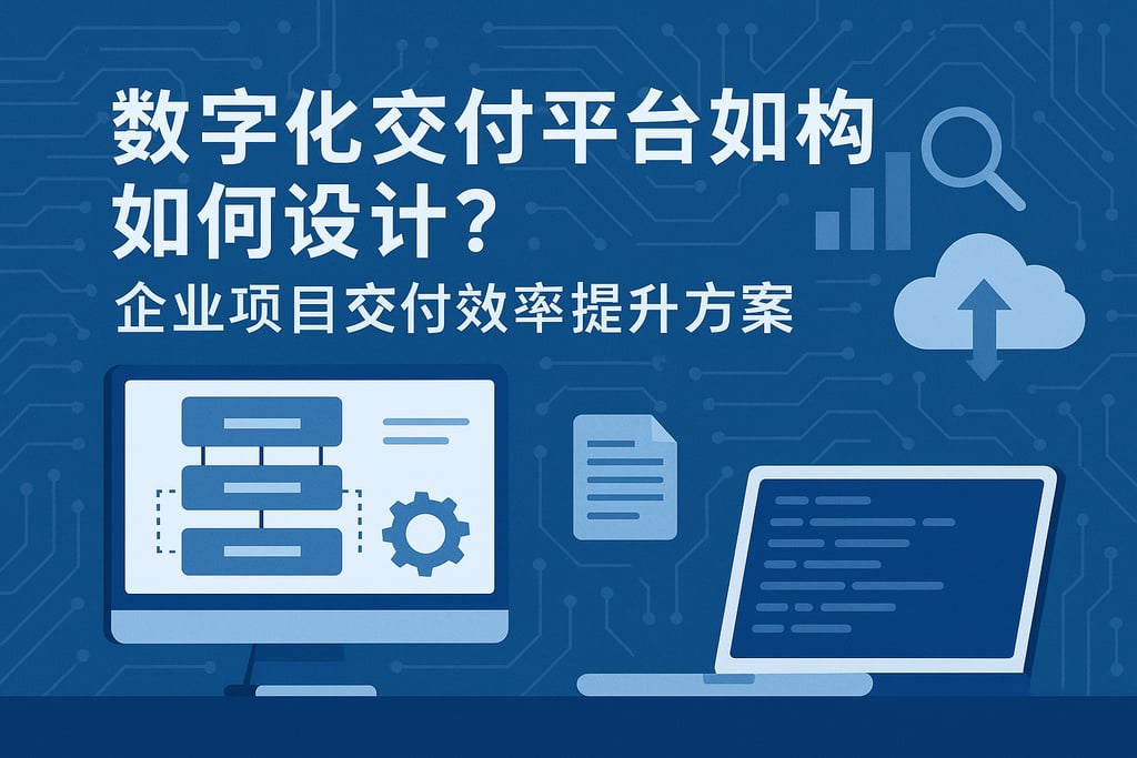 数字化交付平台架构如何设计？企业项目交付效率提升方案