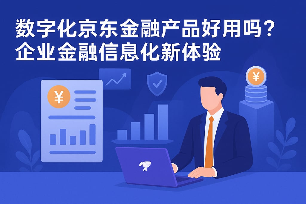 数字化京东金融产品好用吗？企业金融信息化新体验