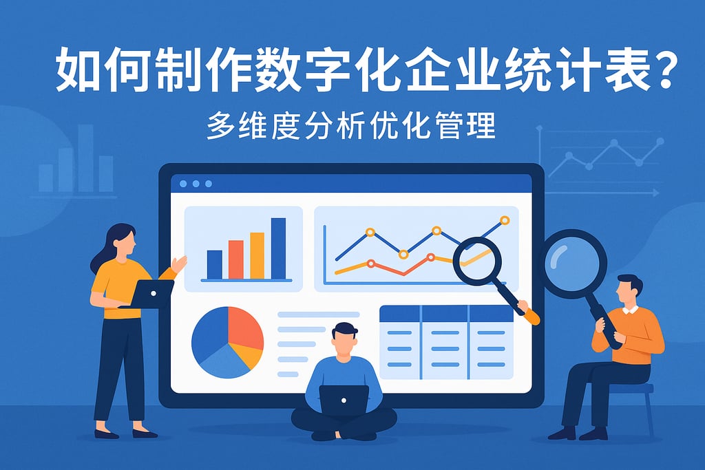 数字化企业统计表如何制作？多维度分析优化管理