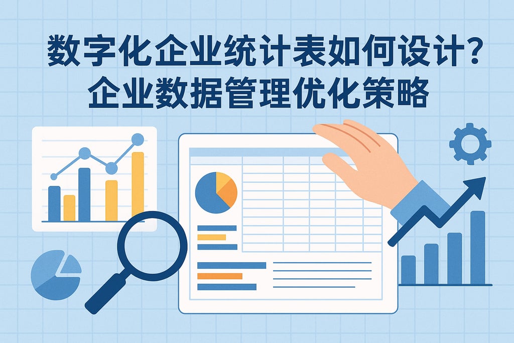 数字化企业统计表如何设计？企业数据管理优化策略