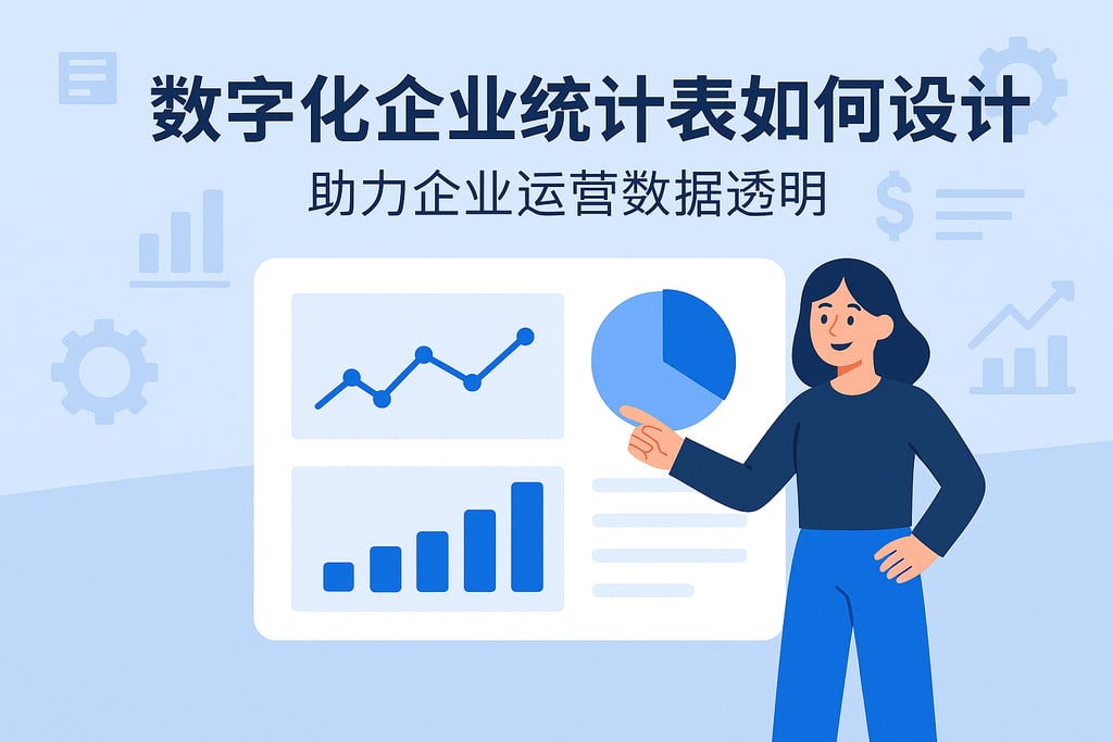 数字化企业统计表如何设计？助力企业运营数据透明
