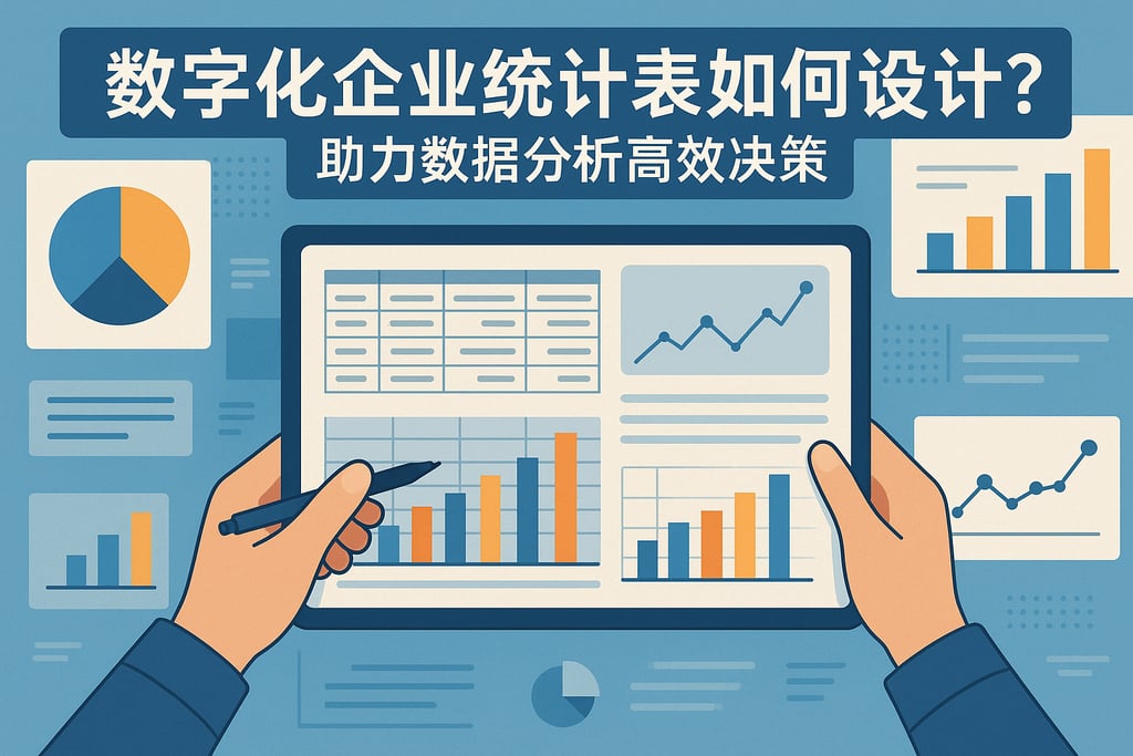 数字化企业统计表如何设计？助力数据分析高效决策