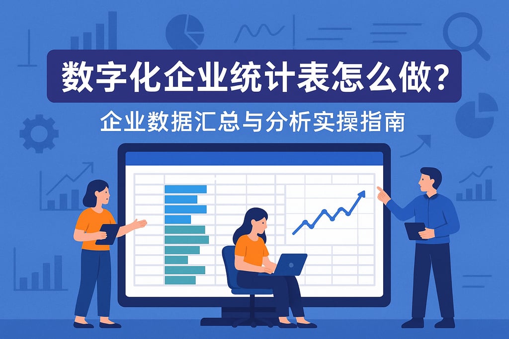 数字化企业统计表怎么做？企业数据汇总与分析实操指南