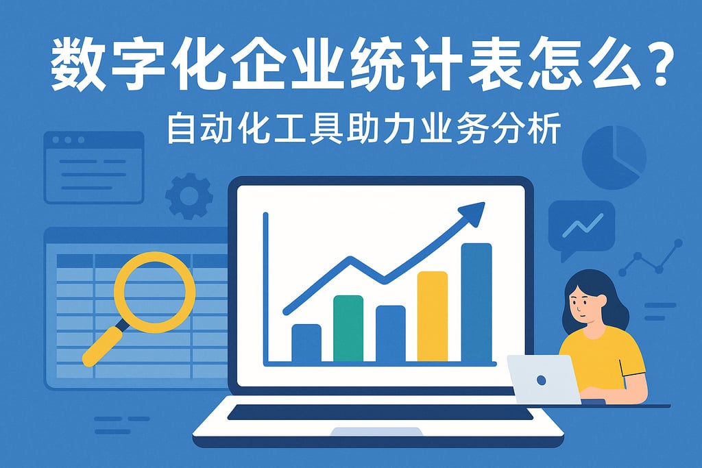 数字化企业统计表怎么做？自动化工具助力业务分析
