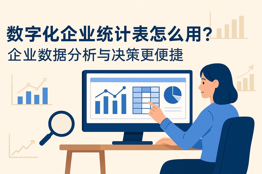 数字化企业统计表怎么用？企业数据分析与决策更便捷