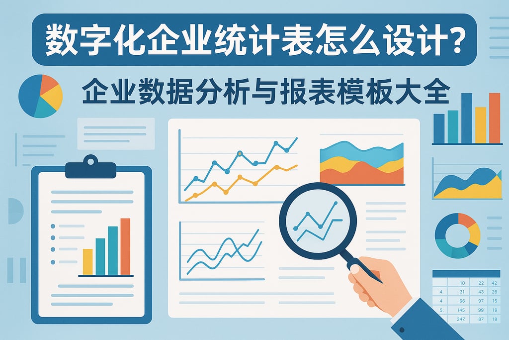 数字化企业统计表怎么设计？企业数据分析与报表模板大全