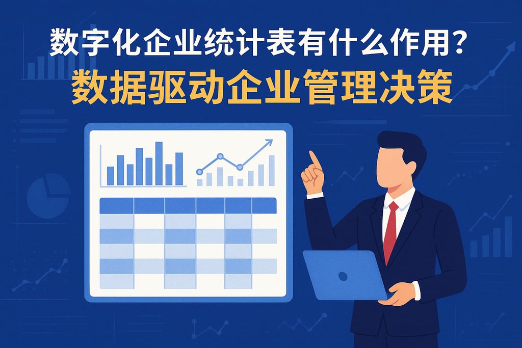数字化企业统计表有什么作用？数据驱动企业管理决策