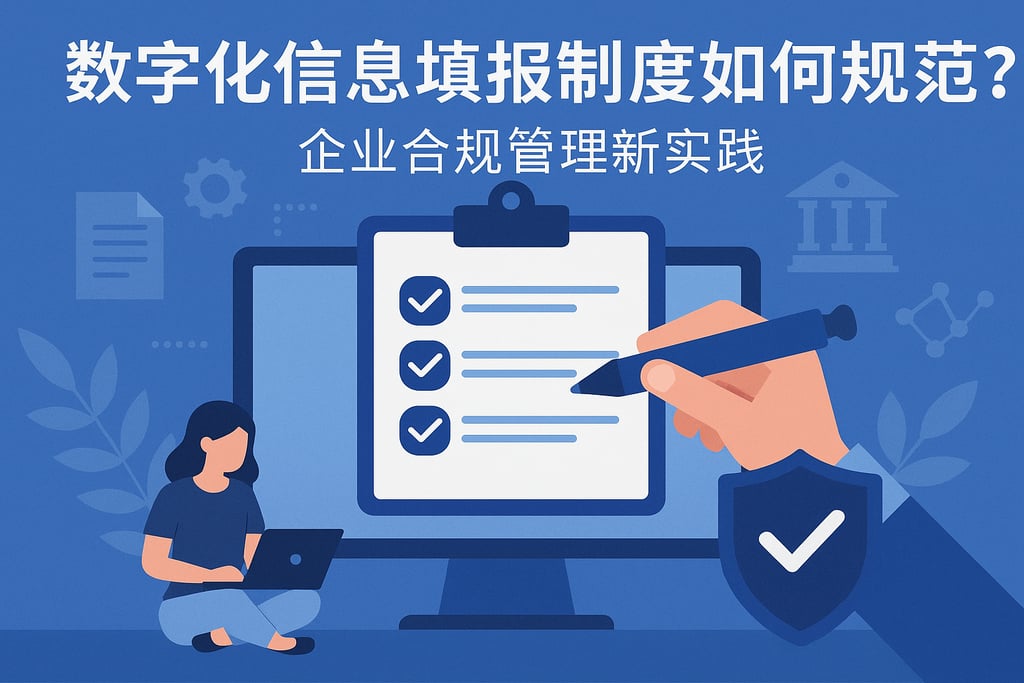 数字化信息填报制度如何规范？企业合规管理新实践