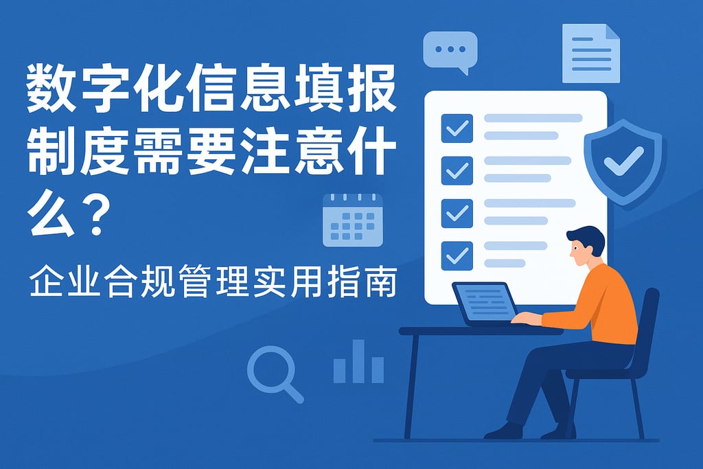 数字化信息填报制度需要注意什么？企业合规管理实用指南