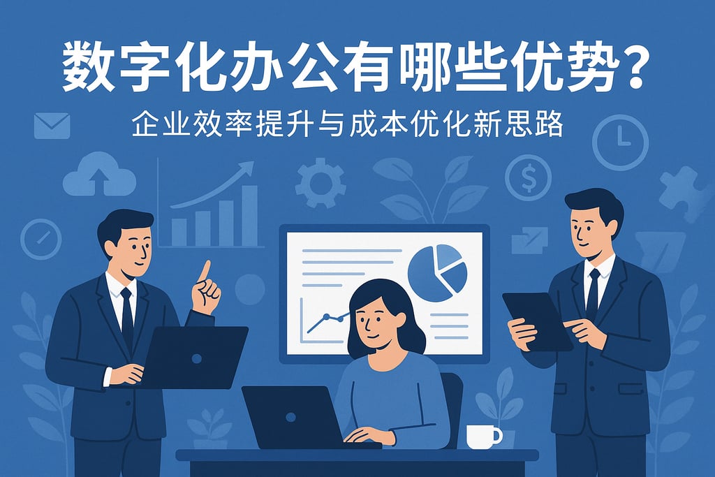 数字化办公有哪些优势？企业效率提升与成本优化新思路