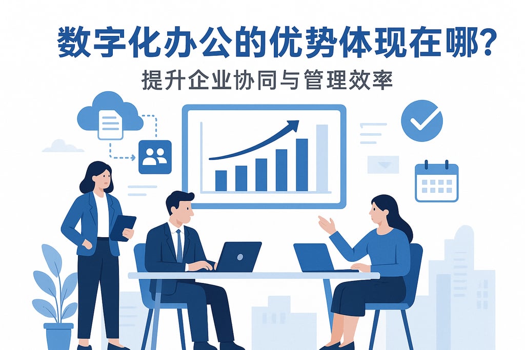 数字化办公的优势体现在哪？提升企业协同与管理效率