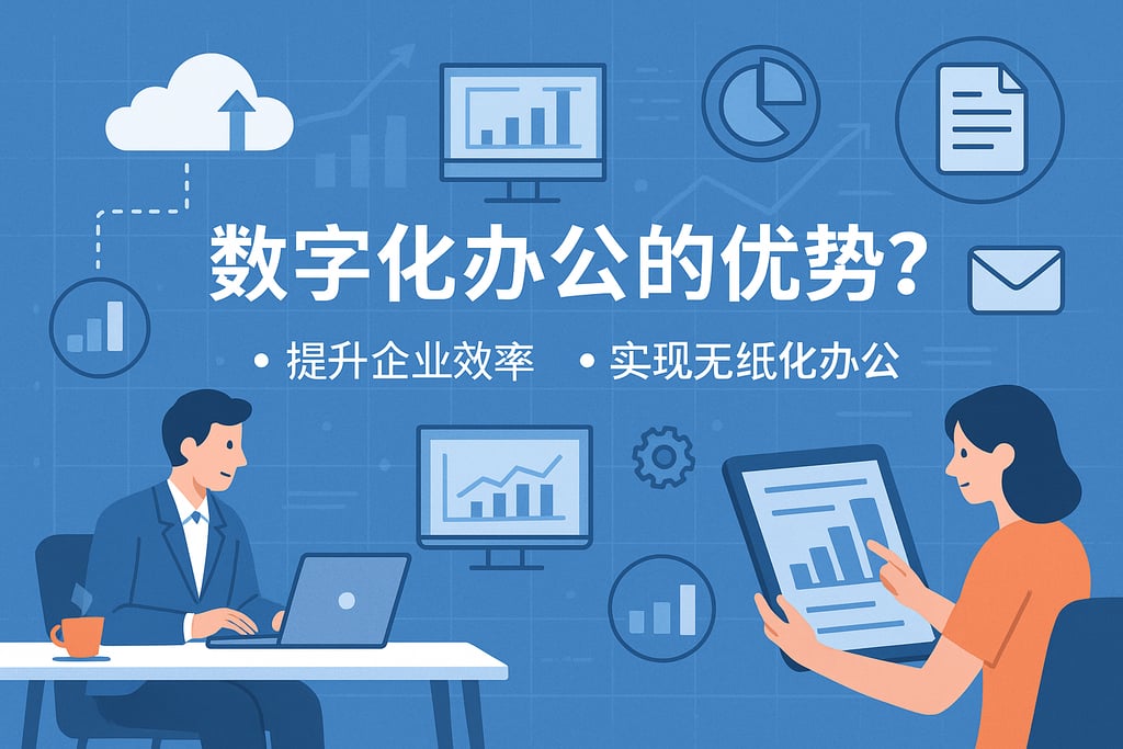 数字化办公的优势有哪些？提升企业效率实现无纸化办公