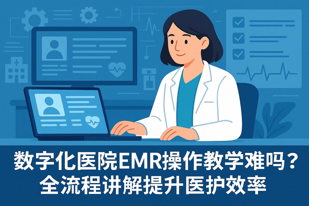 数字化医院emr操作教学难吗？全流程讲解提升医护效率
