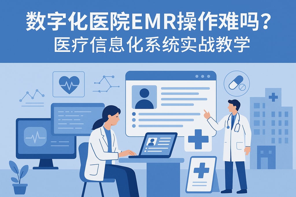 数字化医院emr操作难吗？医疗信息化系统实战教学
