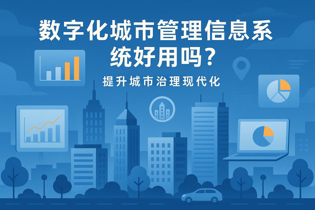 数字化城市管理信息系统好用吗？提升城市治理现代化