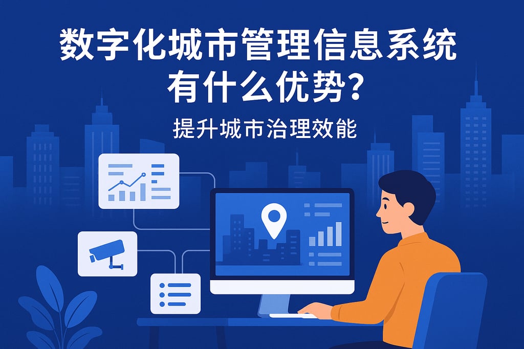 数字化城市管理信息系统有什么优势？提升城市治理效能