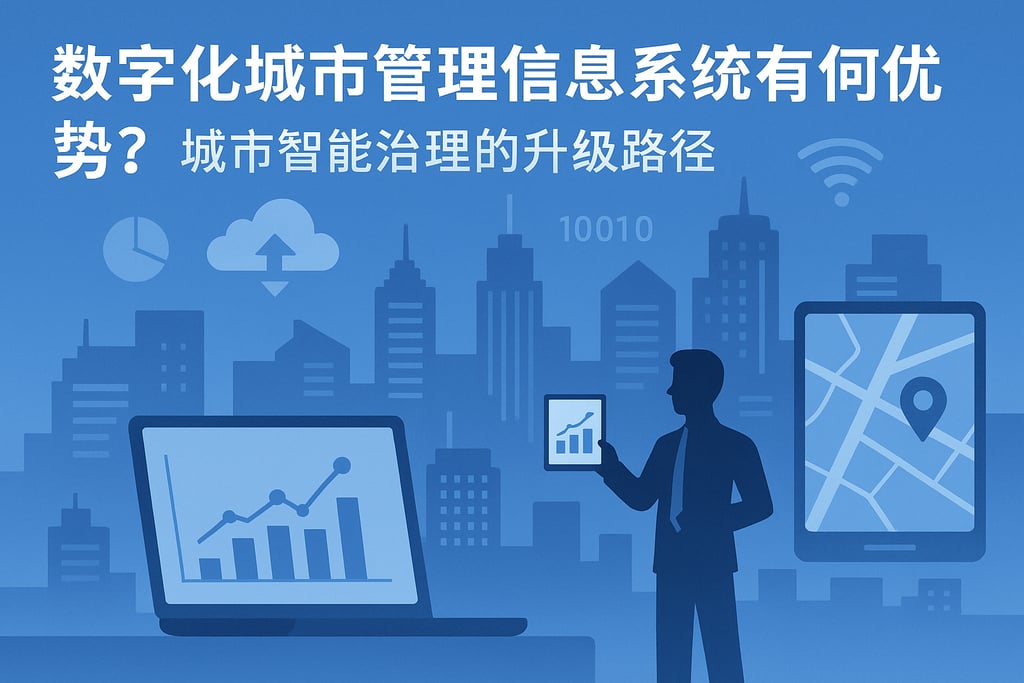 数字化城市管理信息系统有何优势？城市智能治理的升级路径