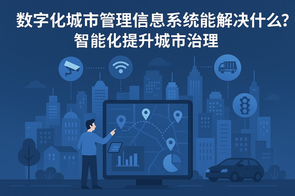 数字化城市管理信息系统能解决什么？智能化提升城市治理