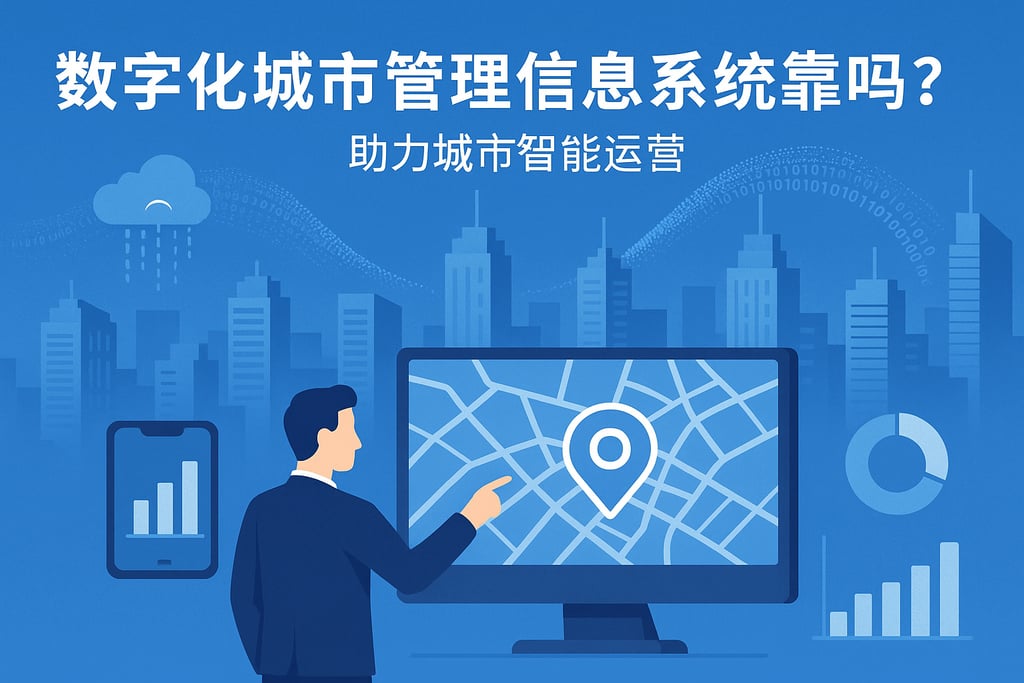 数字化城市管理信息系统靠谱吗？助力城市智能运营