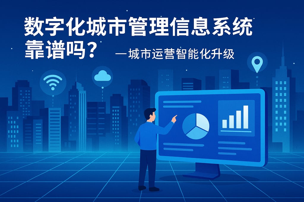 数字化城市管理信息系统靠谱吗？城市运营智能化升级