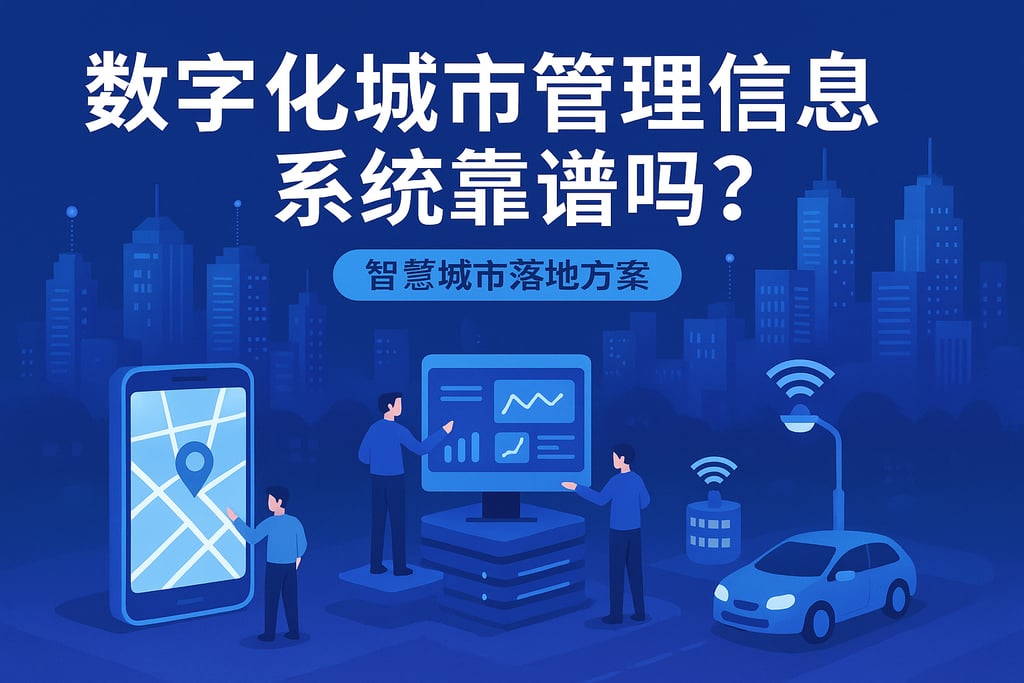 数字化城市管理信息系统靠谱吗？智慧城市落地方案