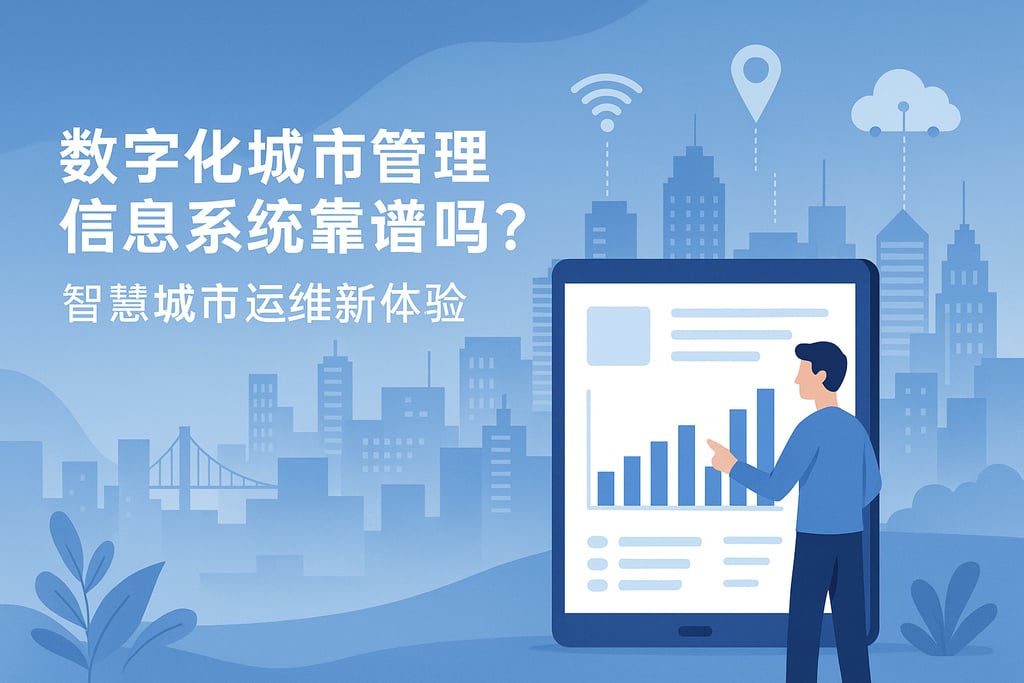 数字化城市管理信息系统靠谱吗？智慧城市运维新体验