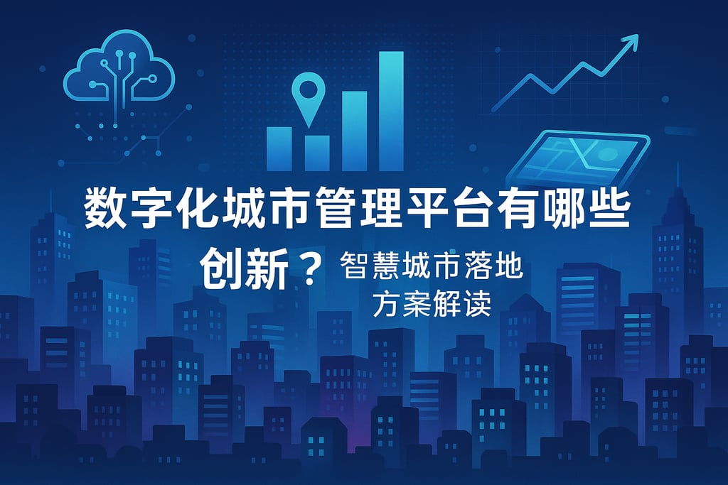 数字化城市管理平台有哪些创新？智慧城市落地方案解读