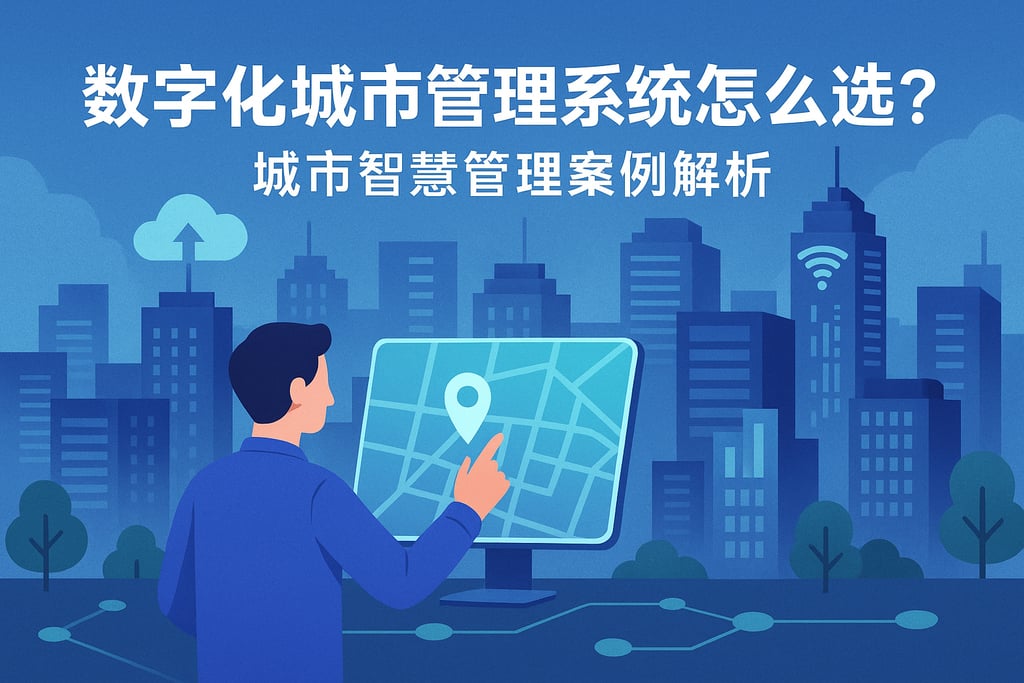 数字化城市管理系统怎么选？城市智慧管理案例解析