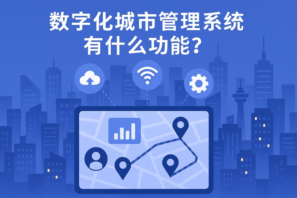 数字化城市管理系统有什么功能？提升城市运营智能化水平