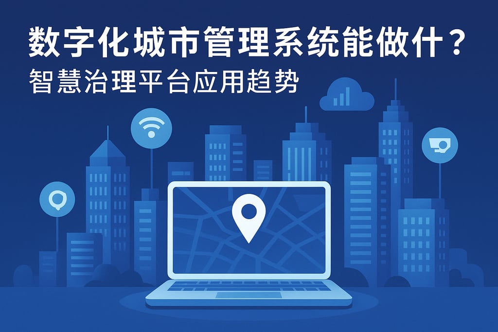 数字化城市管理系统能做什么？智慧治理平台应用趋势