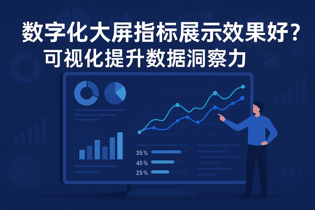 数字化大屏指标展示效果好吗？可视化提升数据洞察力