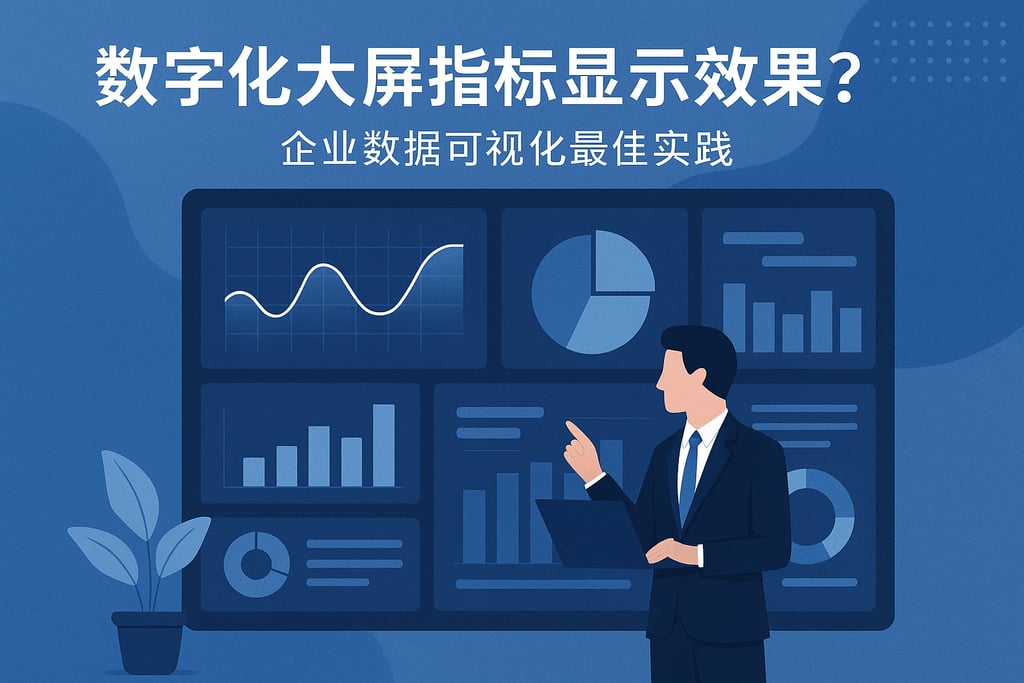 数字化大屏指标展示效果如何提升？企业数据可视化最佳实践
