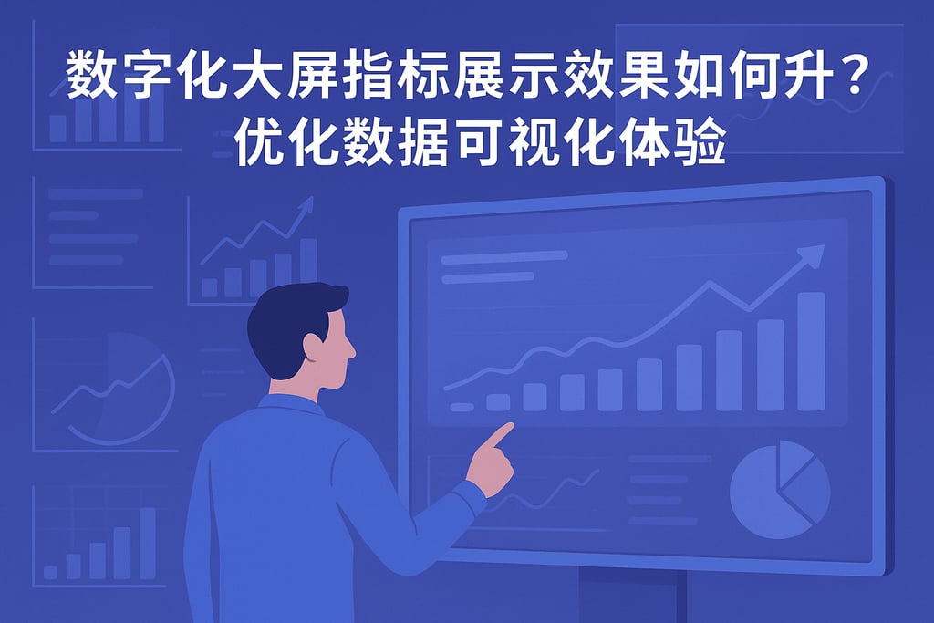数字化大屏指标展示效果如何提升？优化数据可视化体验
