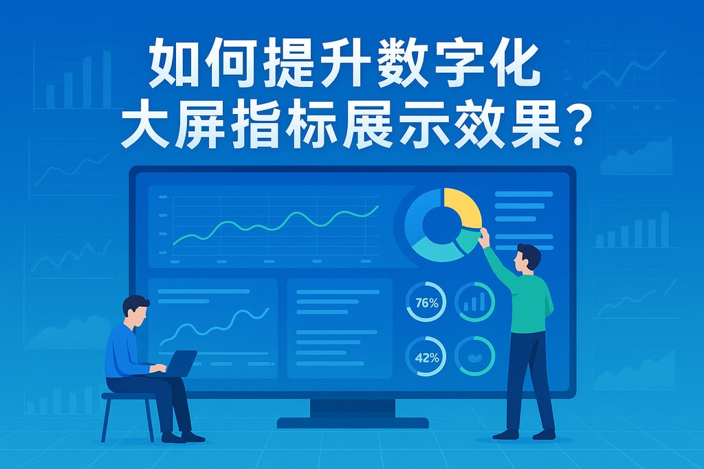 数字化大屏指标展示效果如何提升？优化数据呈现方式