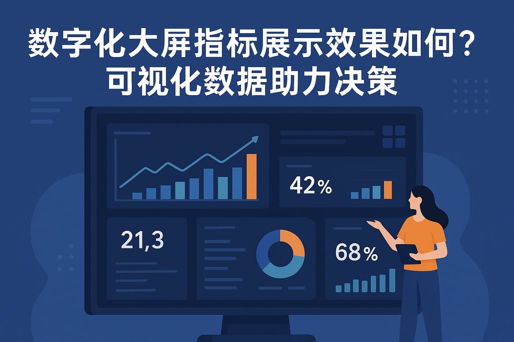 数字化大屏指标展示效果如何？可视化数据助力决策